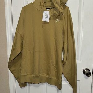 Gymshark Yellow Crest Oversized Hoodie